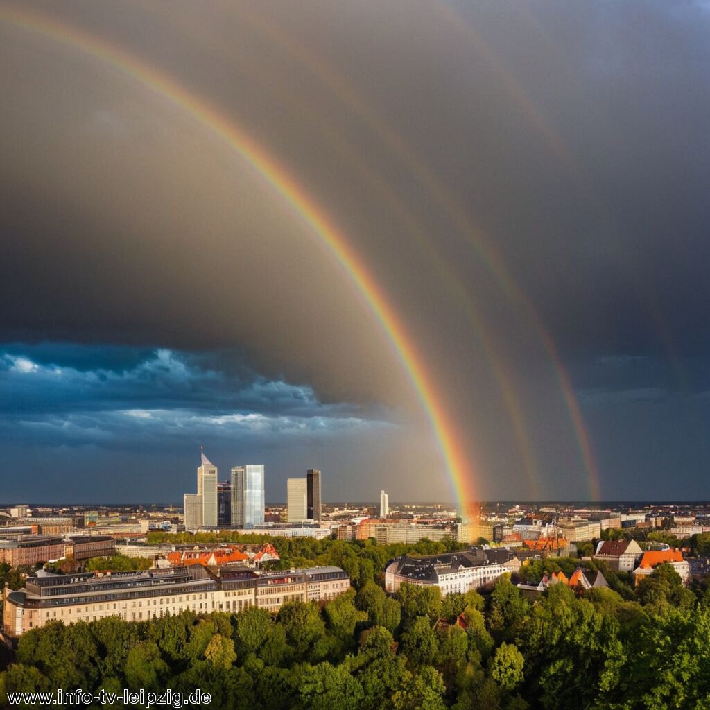 Leipzig bei Regen